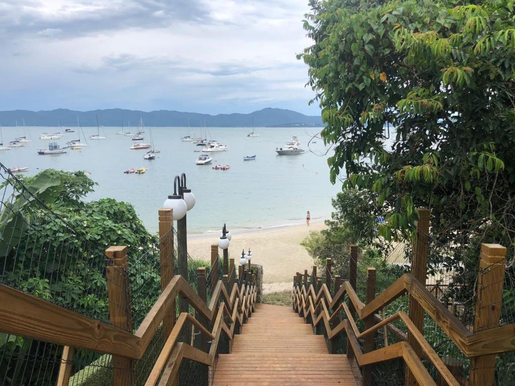شقة Jurere Cobertura 400M Do Mar Vista Linda Florianópolis المظهر الخارجي الصورة