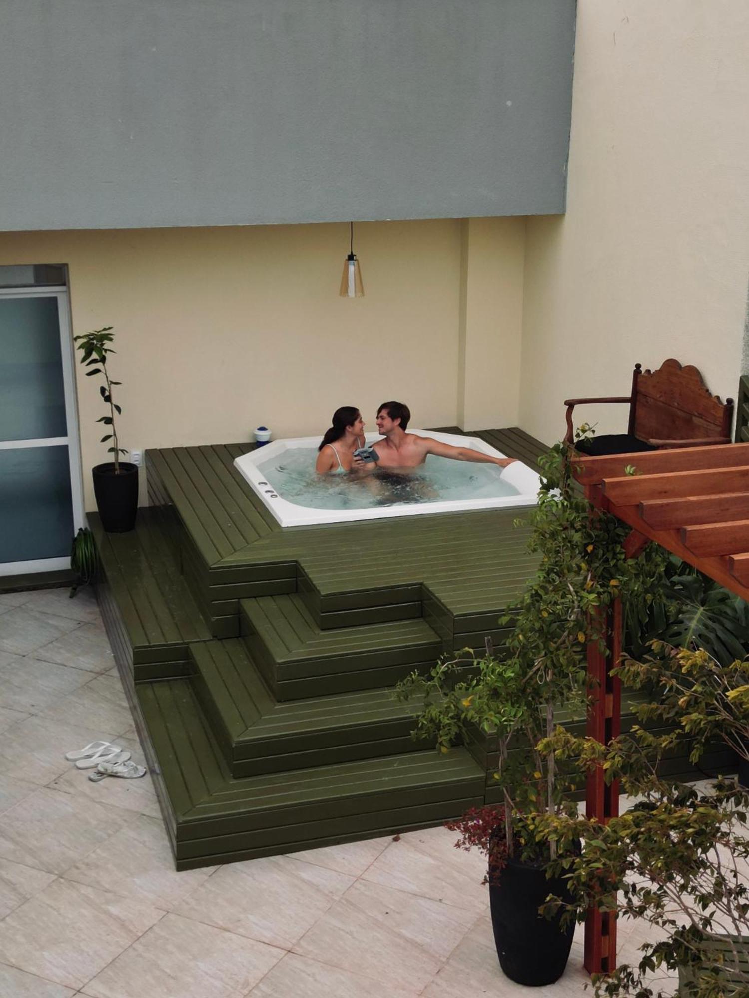 شقة Jurere Cobertura 400M Do Mar Vista Linda Florianópolis المظهر الخارجي الصورة