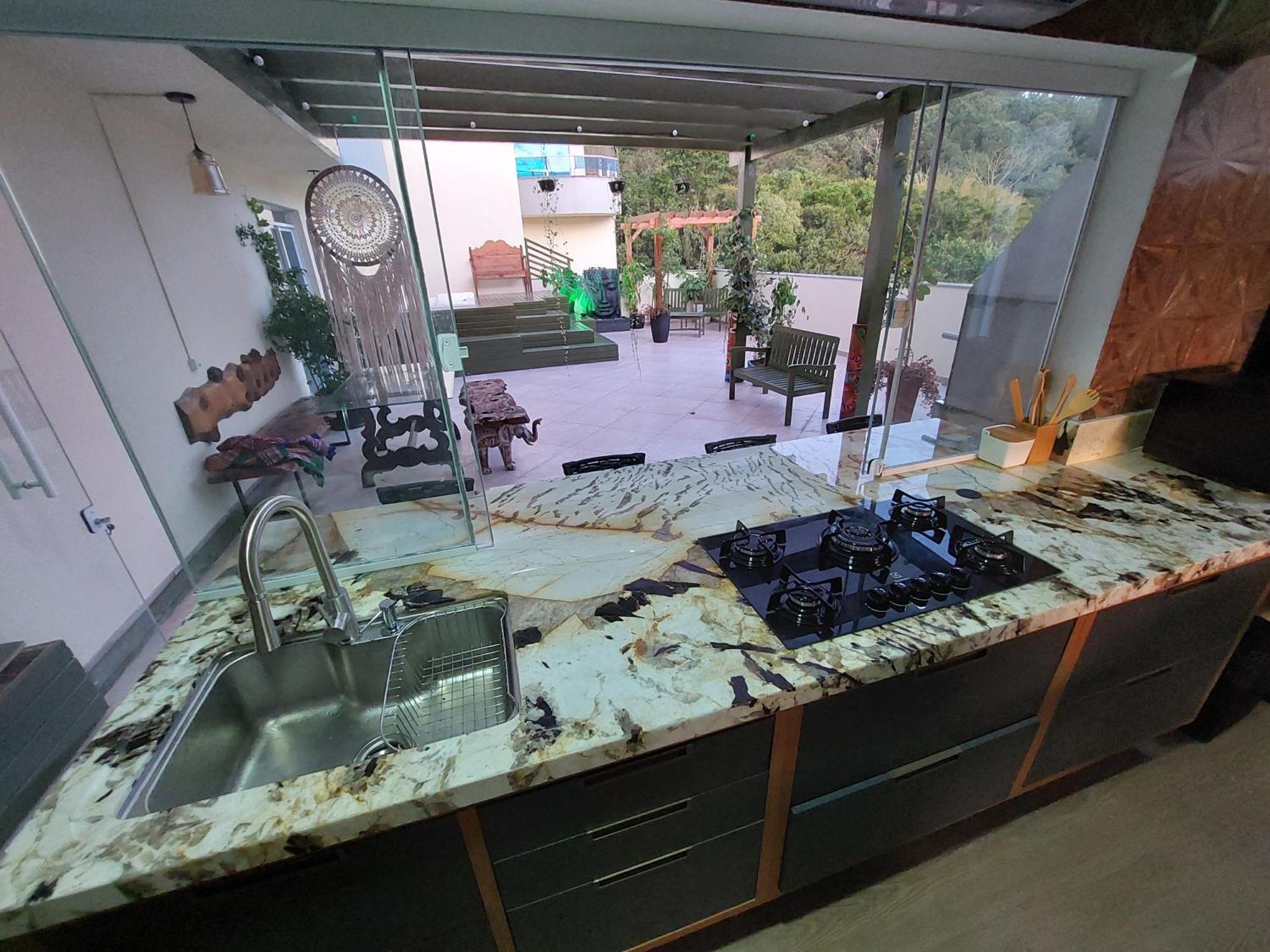 شقة Jurere Cobertura 400M Do Mar Vista Linda Florianópolis المظهر الخارجي الصورة