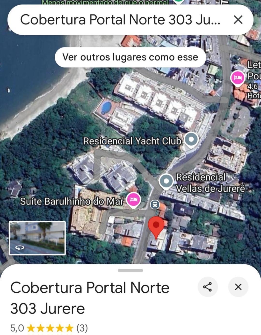شقة Jurere Cobertura 400M Do Mar Vista Linda Florianópolis المظهر الخارجي الصورة